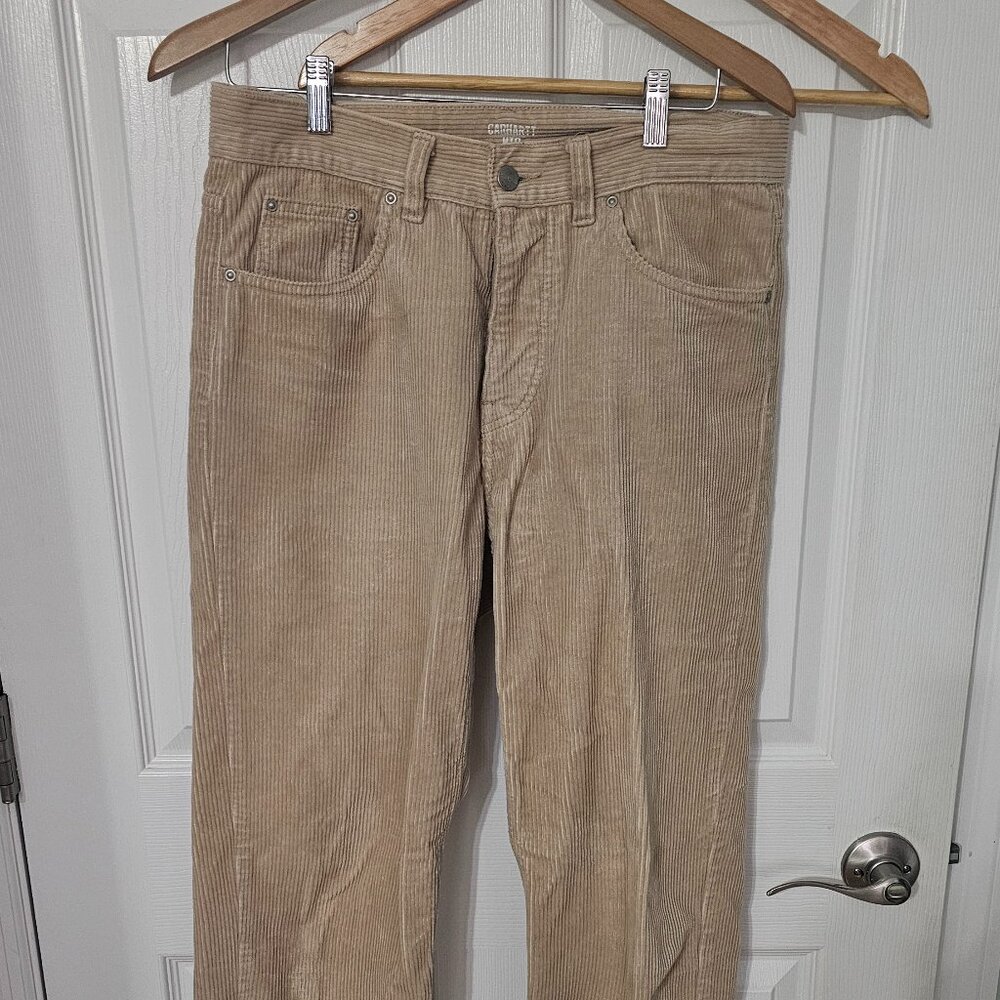 Carhartt Men’s Corduroy Pants - Tan/Beige - Size 30